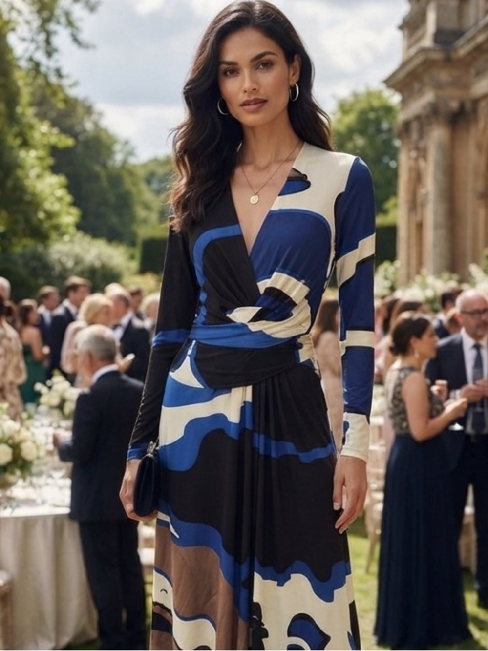 ISSA London Printed Silk Dress 4